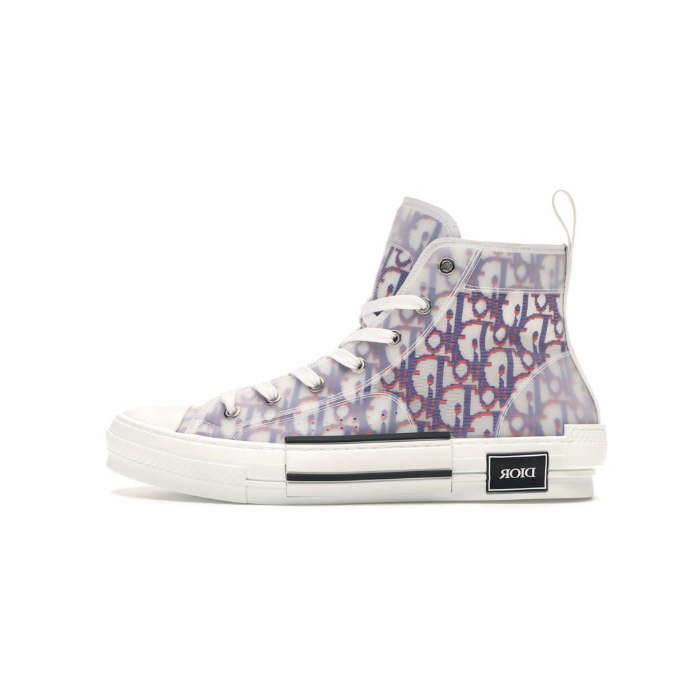 Dior B23 Oblique High Top Red Blue Oblique